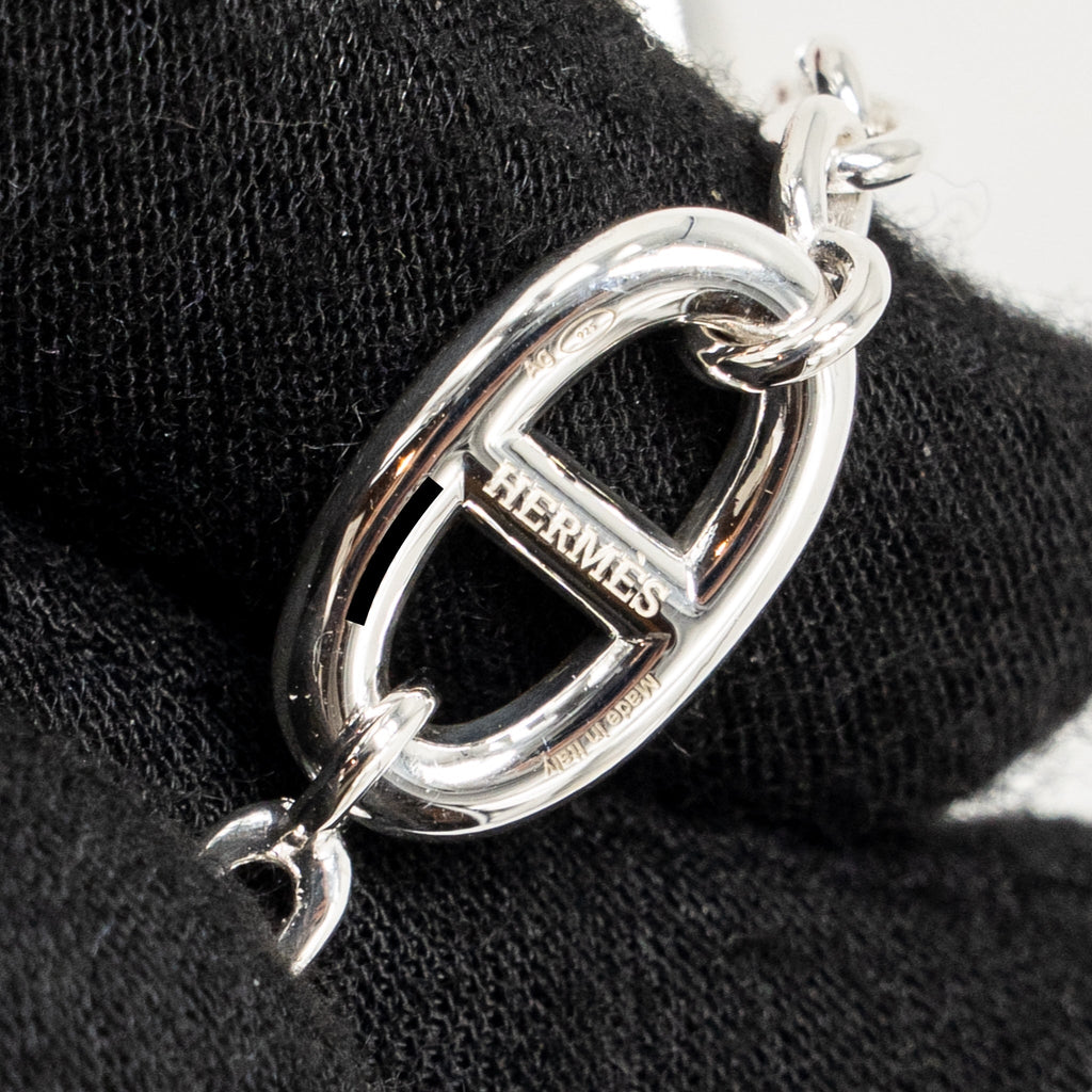 HERMES 120CM FARANDOLE LONG NECKLACE STERLING SILVER