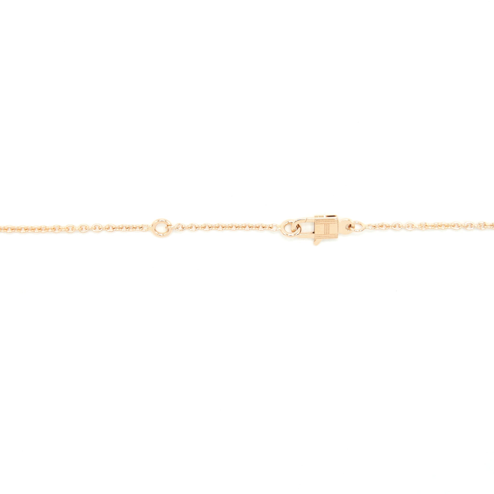 HERMES AMULETTE CONSTANCE PENDANT ROSE GOLD