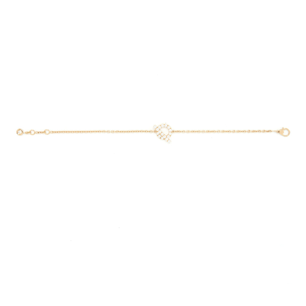 HERMES FINESSE BRACELET ROSE GOLD DIAMONDS