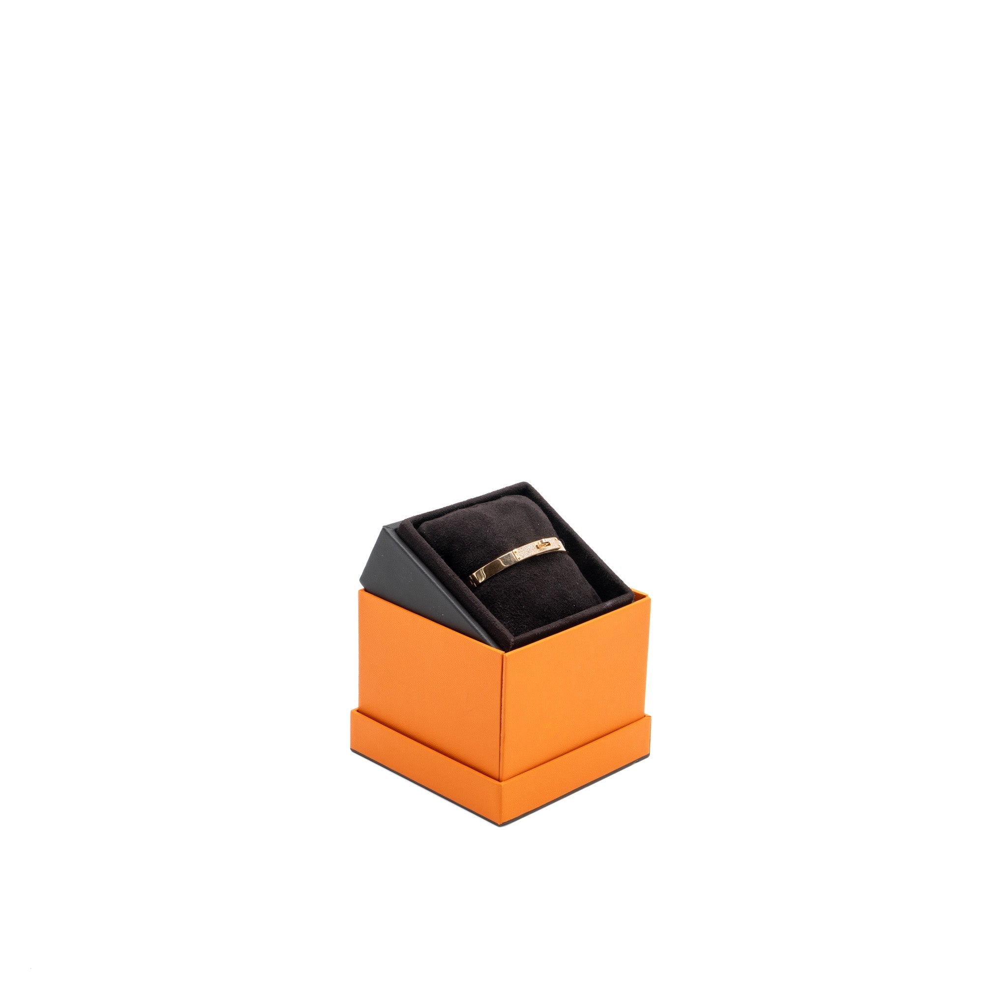 HERMES KELLY BRACELET ROSE GOLD WITH DIAMONDS