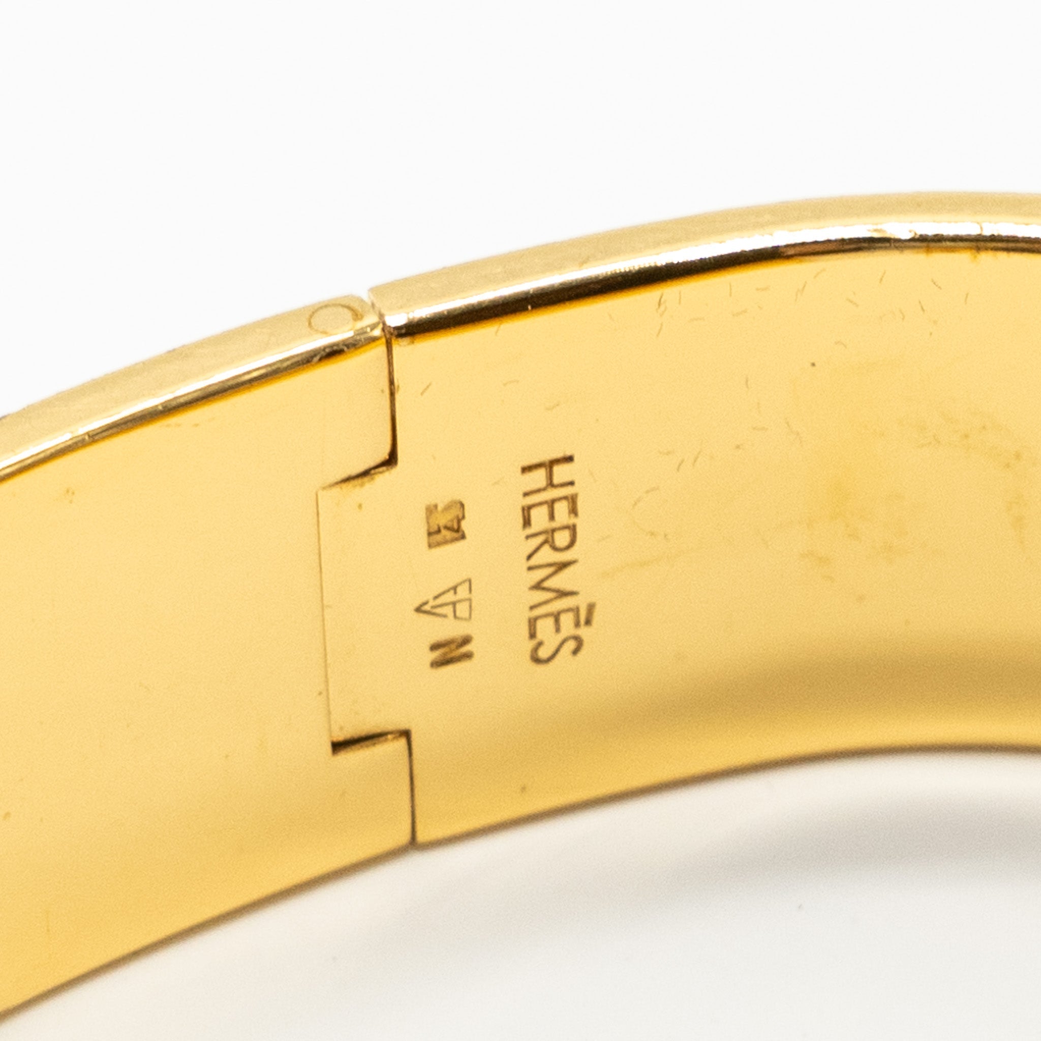 HERMES CLIC CLAC H BRACELET BLACK GHW