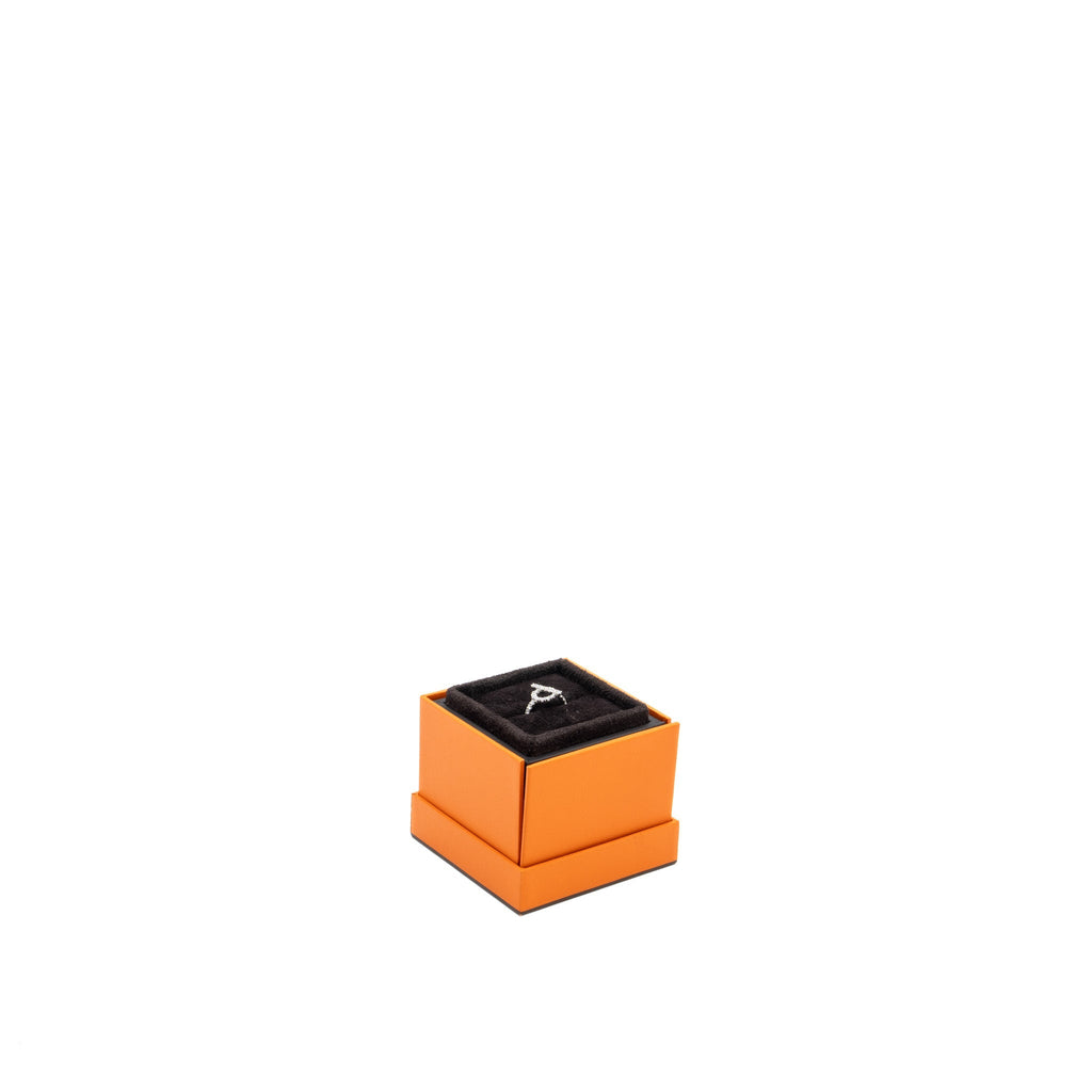 HERMES FINESSE RING WHITE GOLD WITH DIAMONDS