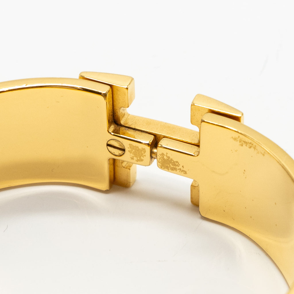HERMES CLIC CLAC H BRACELET BLACK GHW