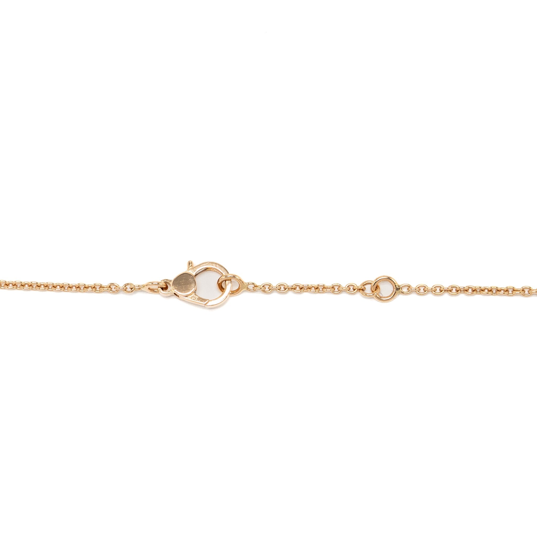 HERMES FINESSE NECKLACE ROSE GOLD DIAMONDS