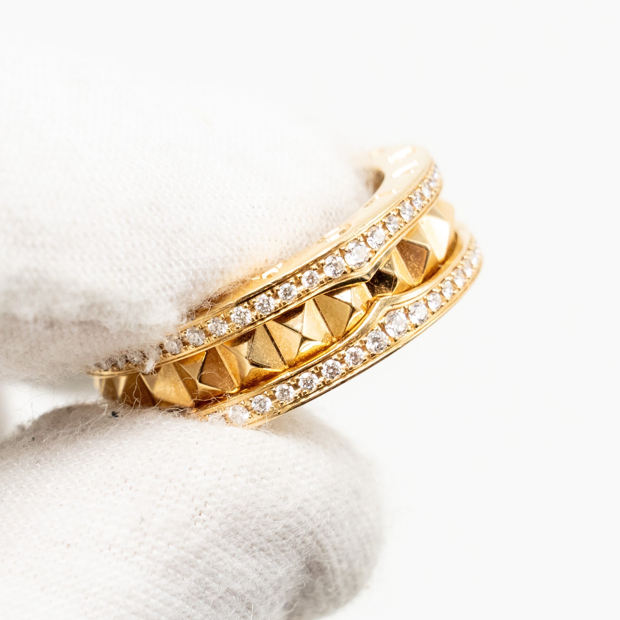 BVLGARI B.ZERO1 RING YELLOW GOLD, DIAMONDS