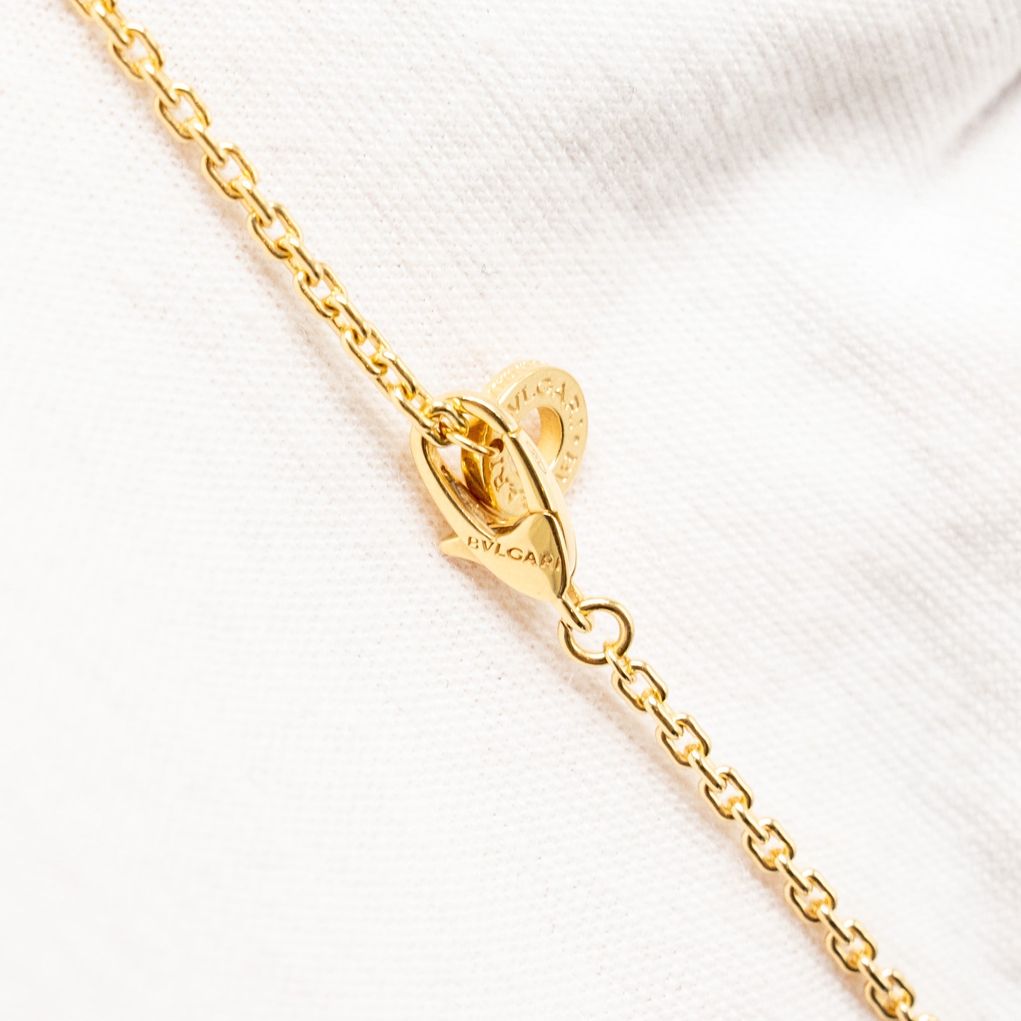 BVLGARI B.ZERO1 NECKLACE YELLOW GOLD, DIAMONDS