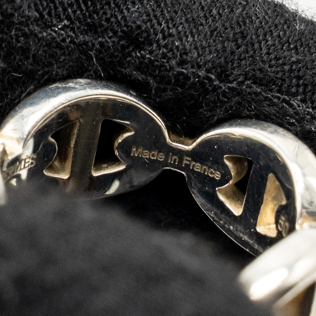 HERMES CHAINE D’ANCRE ENCHAINEE RING STERLING SILVER