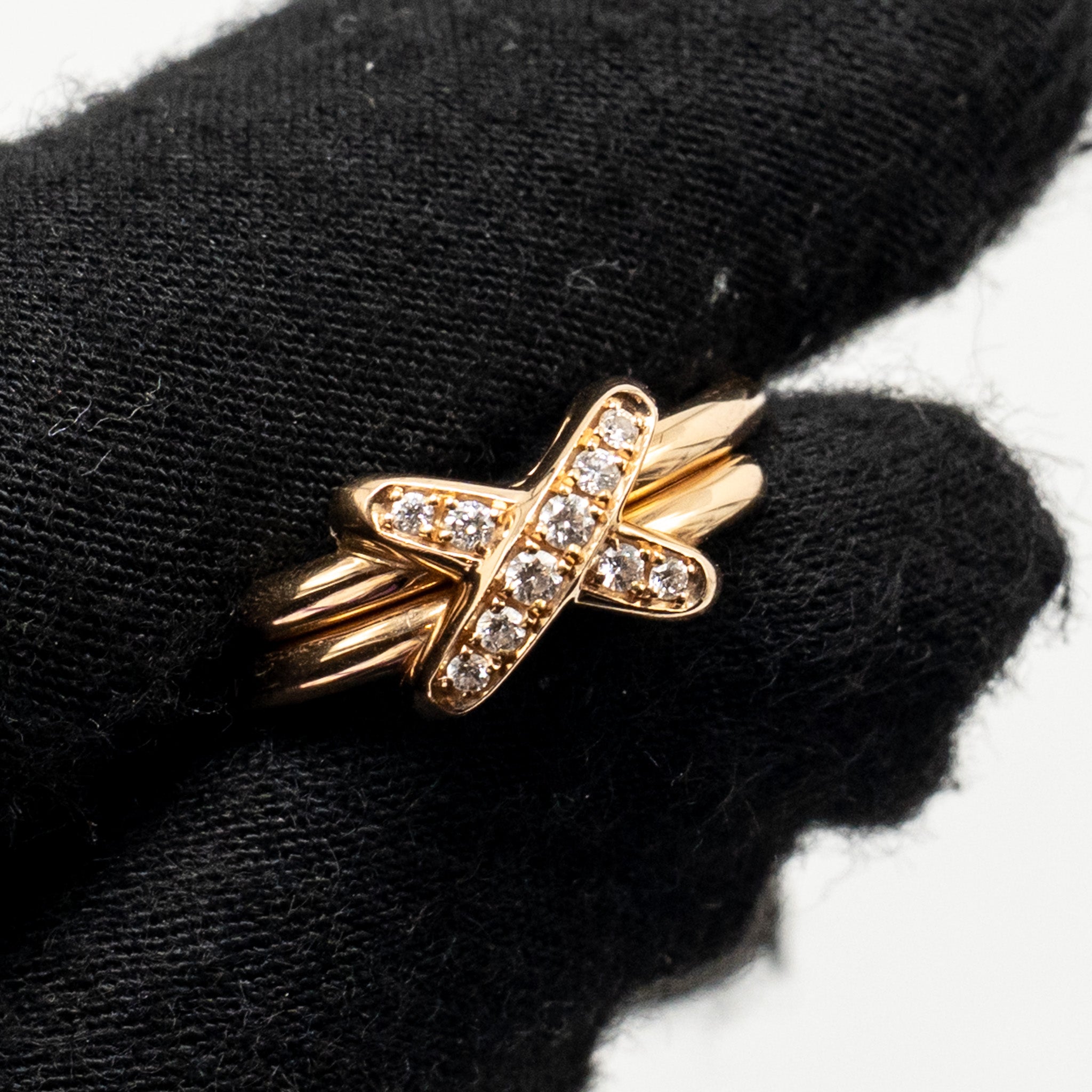 CHAUMET JEUX DE LIENS RING ROSE GOLD, DIAMONDS