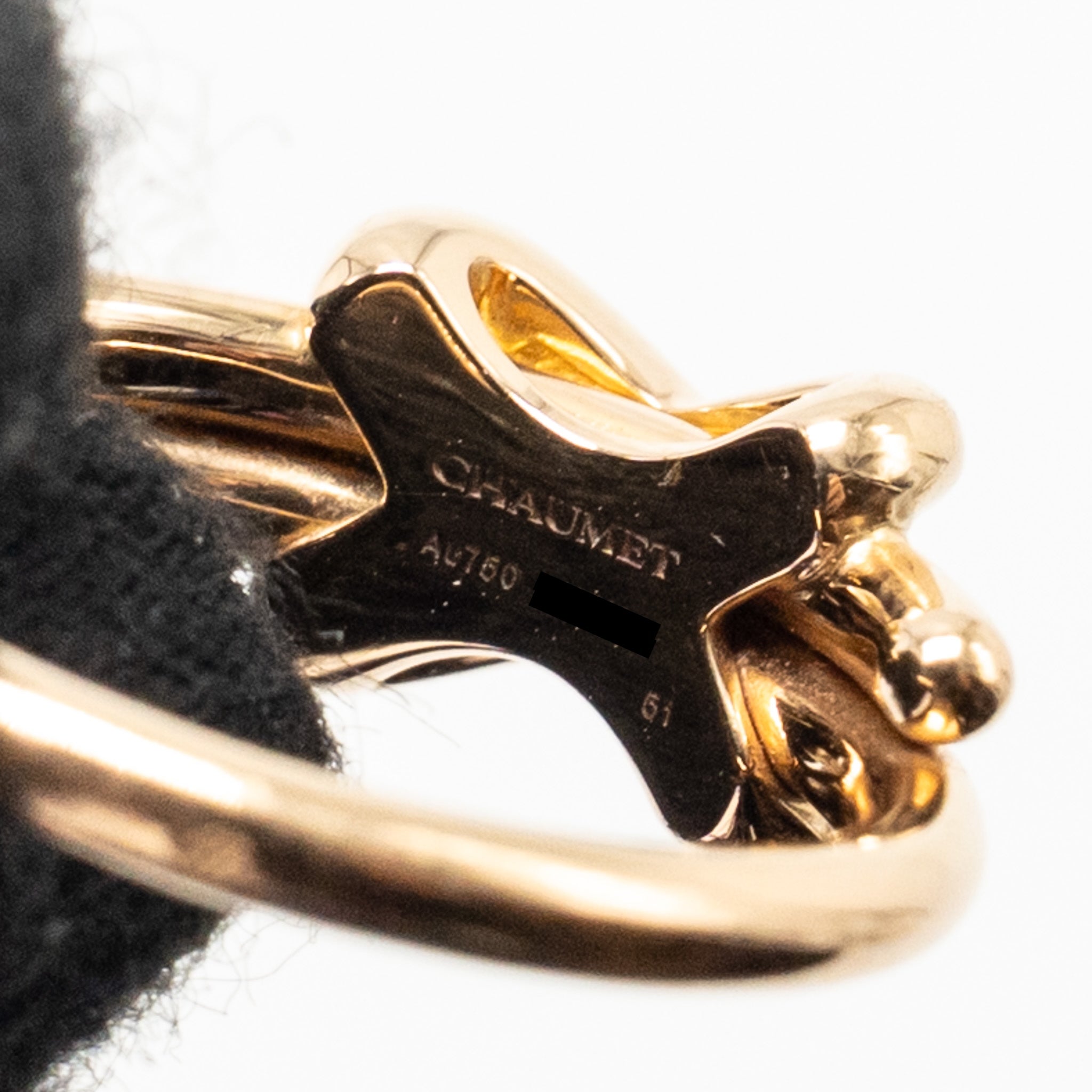 CHAUMET JEUX DE LIENS RING ROSE GOLD, DIAMONDS