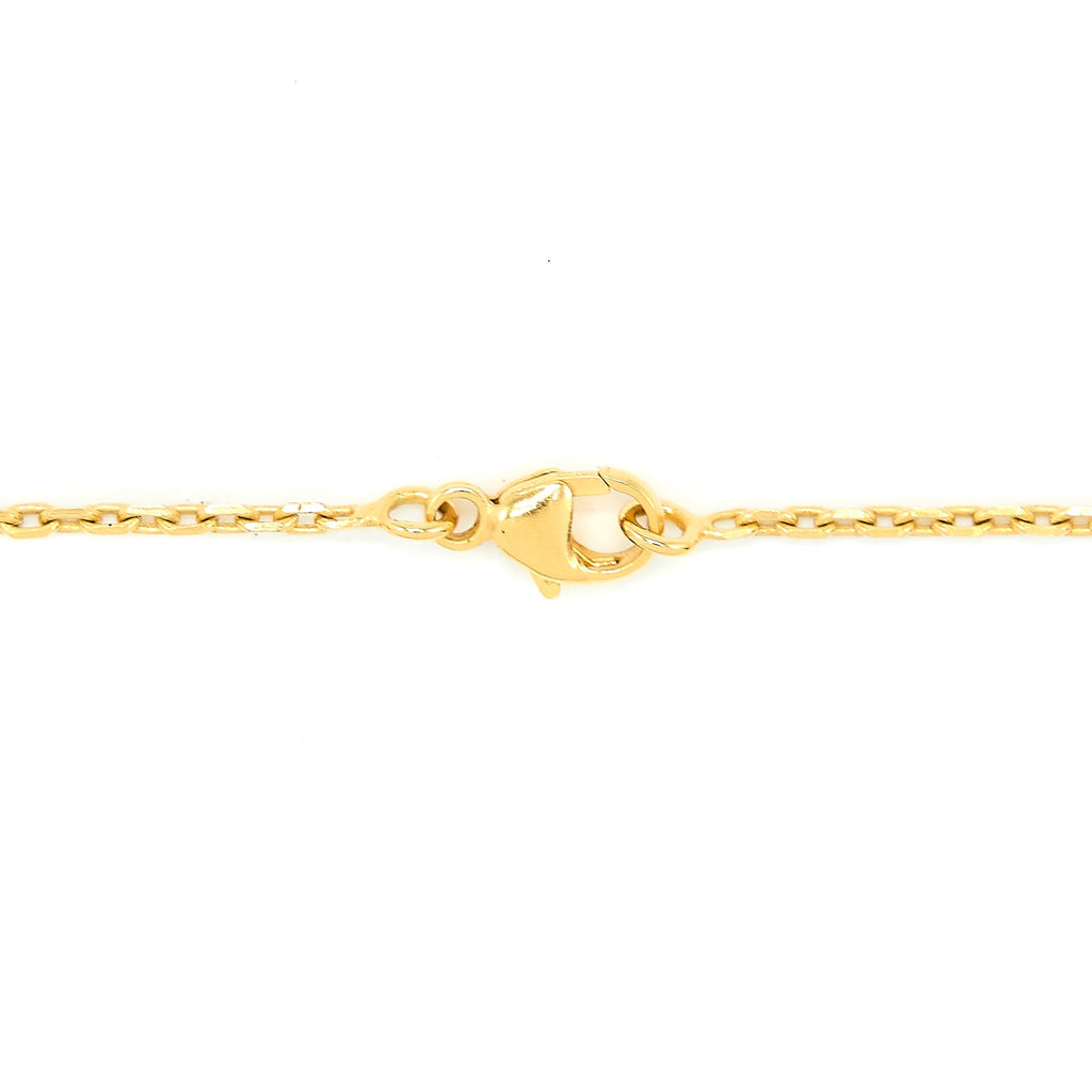 HERMES POP H PENDANT NECKLACE BLACK GOLD TONE