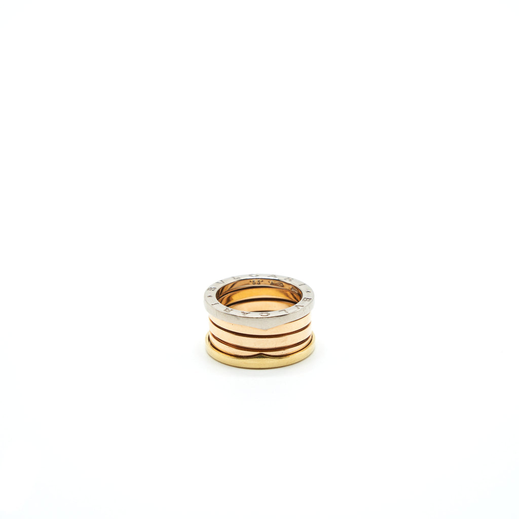 BVLGARI B.ZERO1 TRI-COLOUR GOLD RING