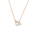 HERMES FINESSE PENDANT ROSEGOLD WITH DIAMONDS