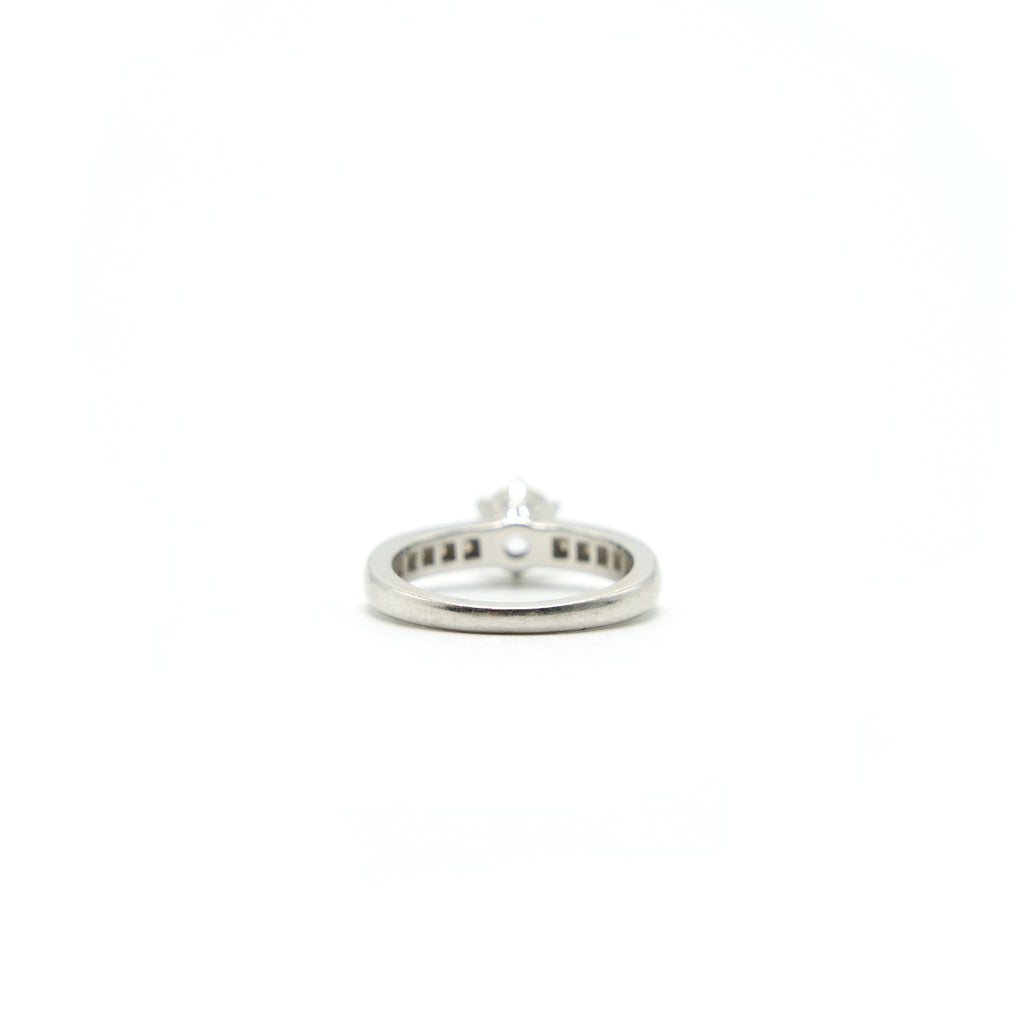 TIFFANY DIAMOND RING 0.76CT E COLOR VVS2