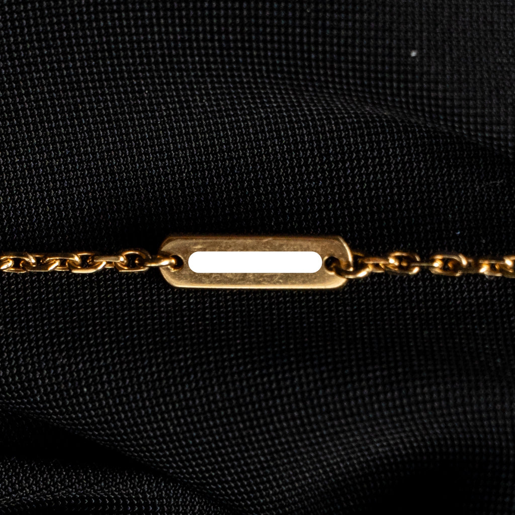 VAN CLEEF & ARPELS VINTAGE ALHAMBRA PENDANT YELLOW GOLD, ONYX