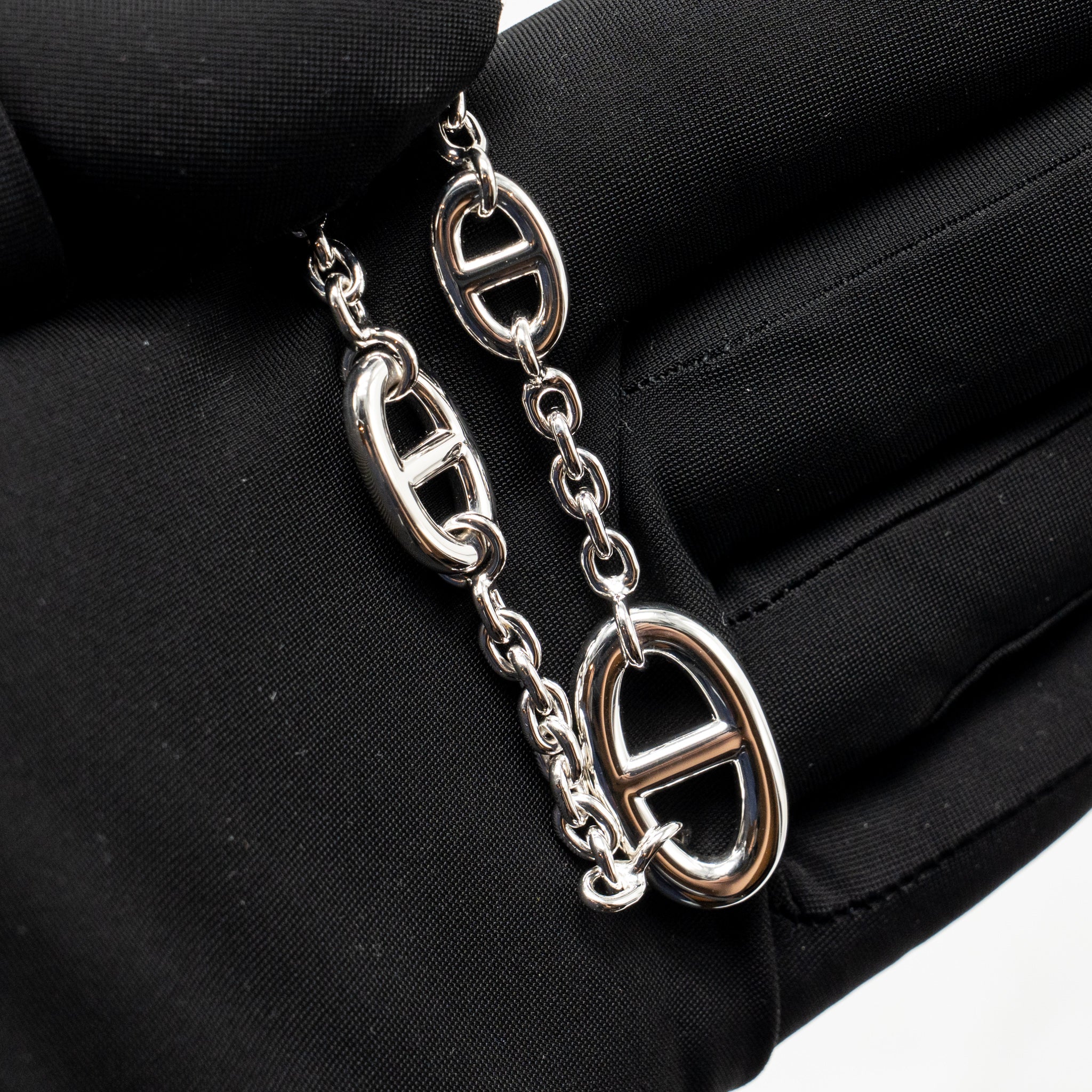 HERMES FARANDOLE BRACELET STERLING SILVER