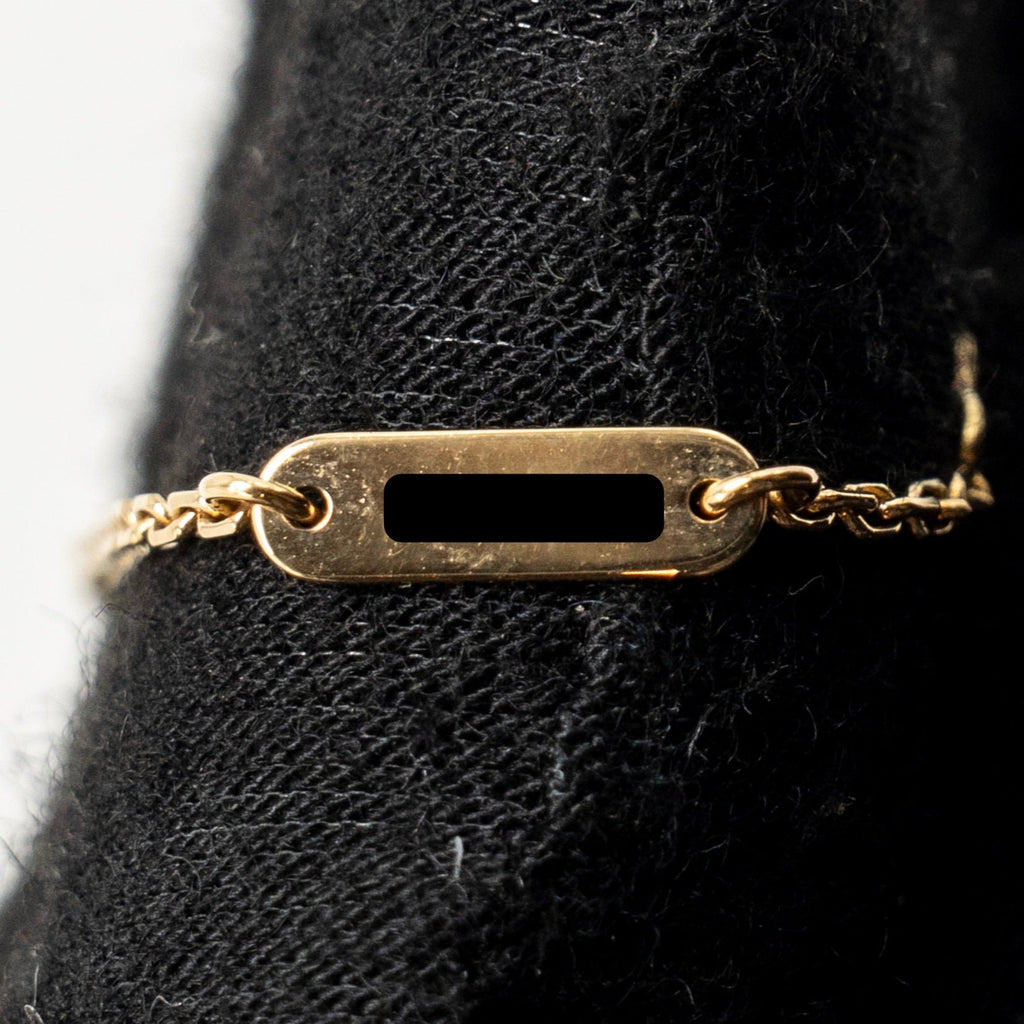 VAN CLEEF &ARPELS ALHAMBRA PENDANT ONYX YELLOW GOLD