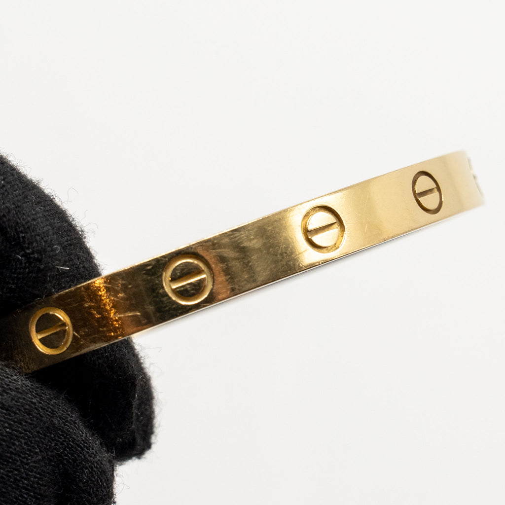 CARTIER LOVE BRACELET CLASSIC MODEL YELLOW GOLD