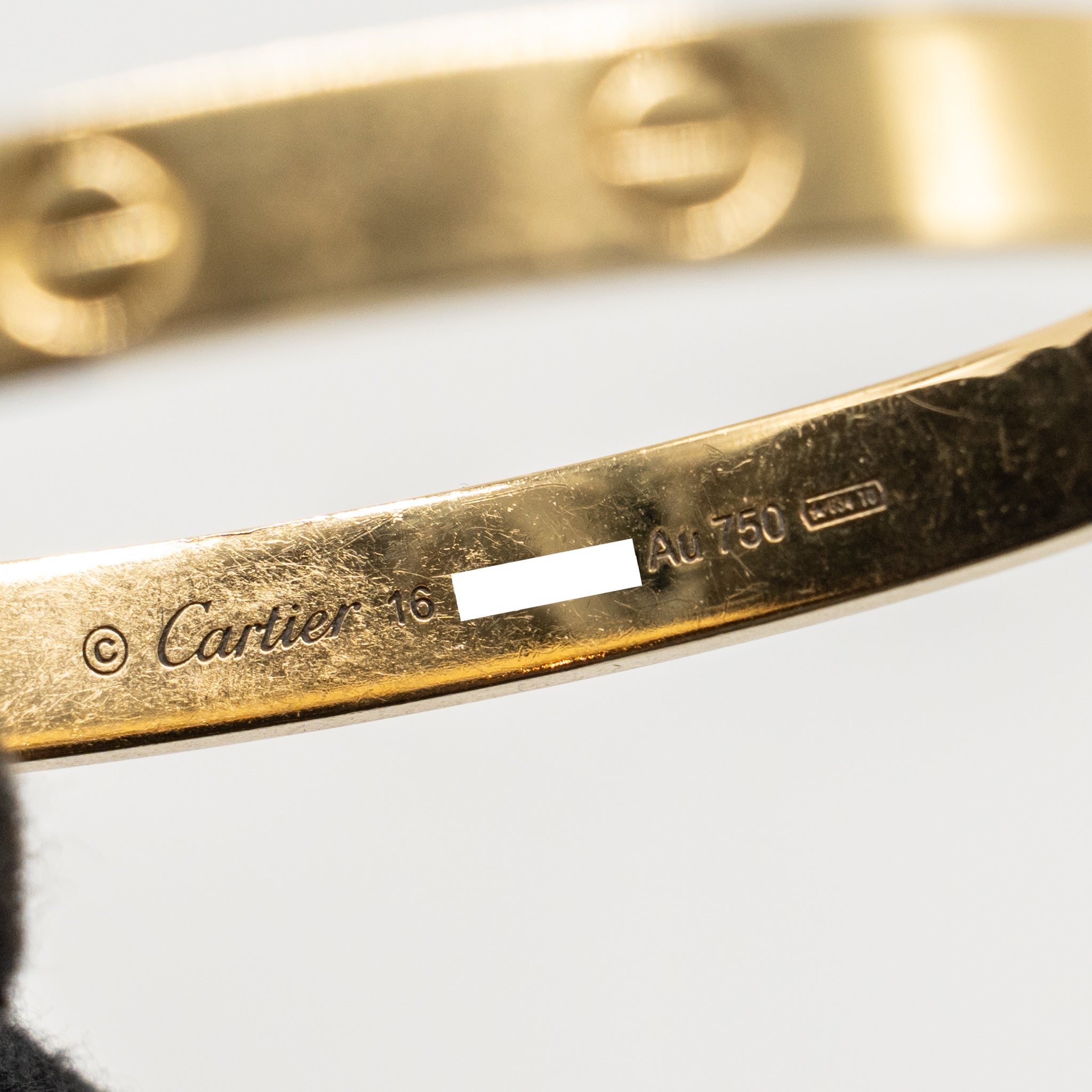 CARTIER LOVE BRACELET CLASSIC MODEL YELLOW GOLD