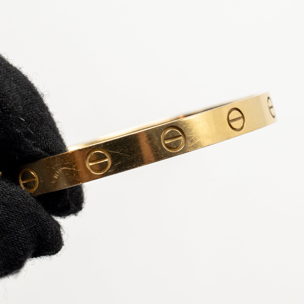 CARTIER LOVE BRACELET CLASSIC MODEL YELLOW GOLD