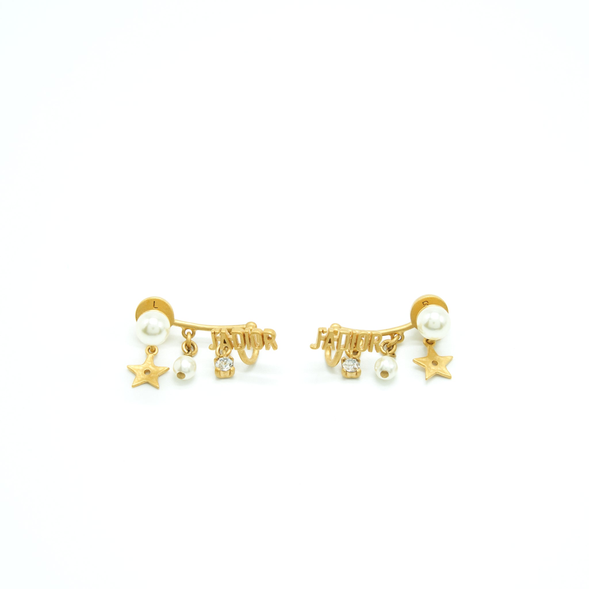 DIOR J'ADIOR AND MINI PEARL EARRINGS