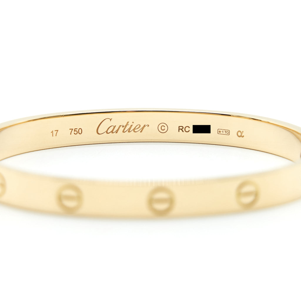 CARTIER LOVE BRACELET YELLOW GOLD