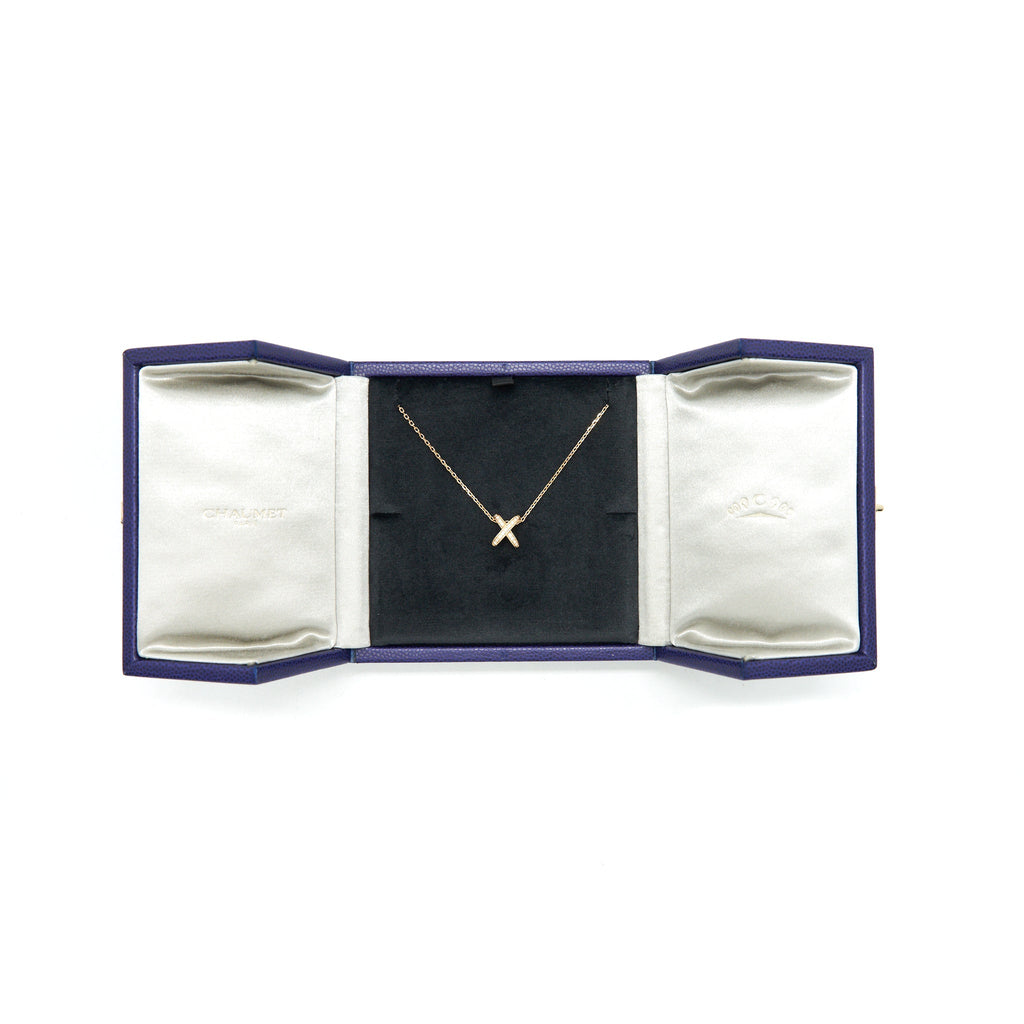 CHAUMET JEUX DE LIENS 18K ROSEGOLD WITH DIMONDS