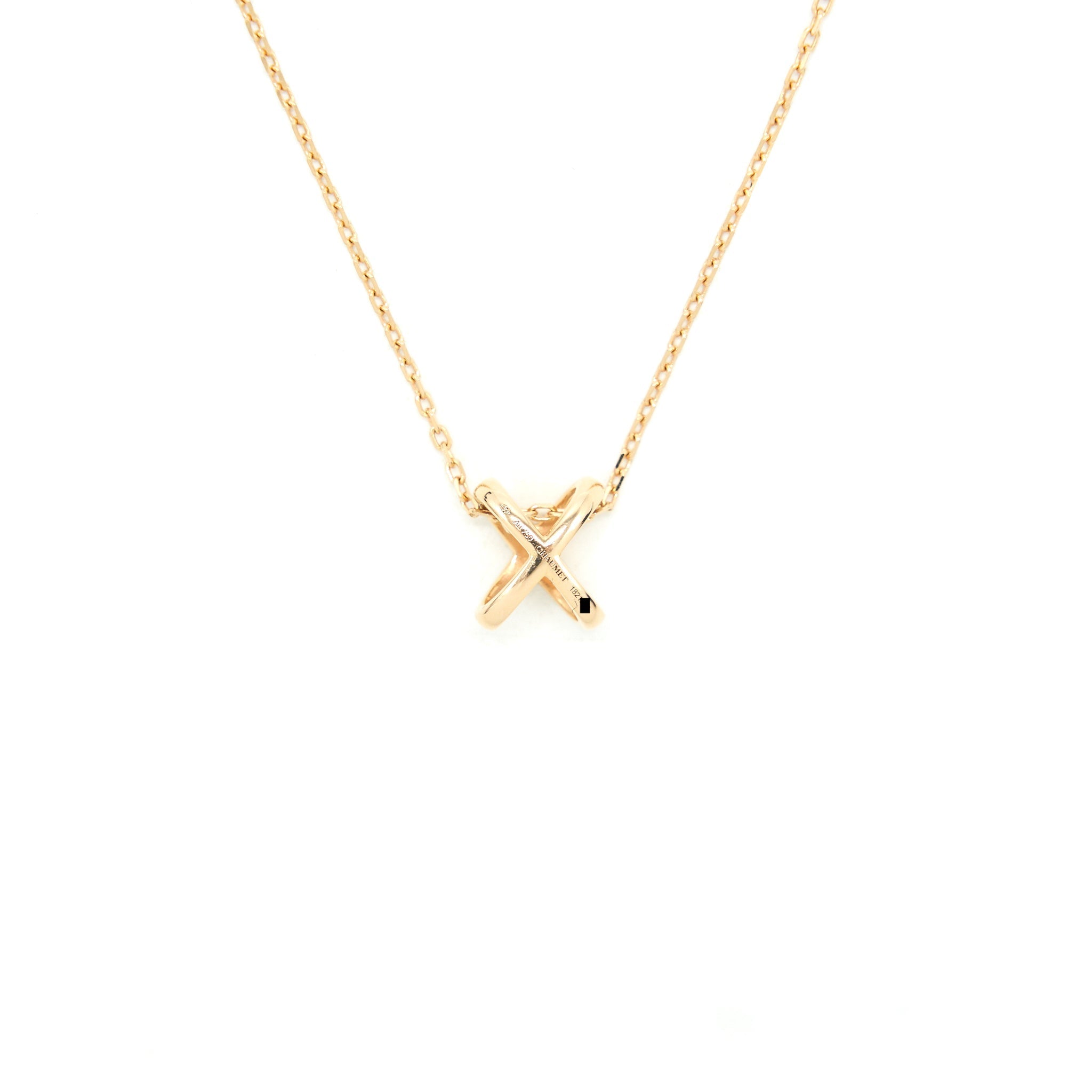 CHAUMET JEUX DE LIENS 18K ROSEGOLD WITH DIMONDS