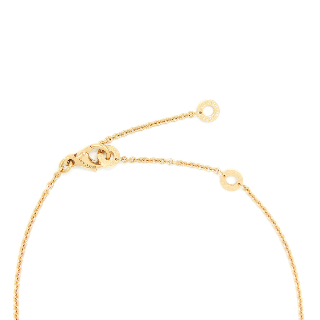 BVLGARI B.ZERO NECKLACE PINK GOLD BLACK CERAMIC