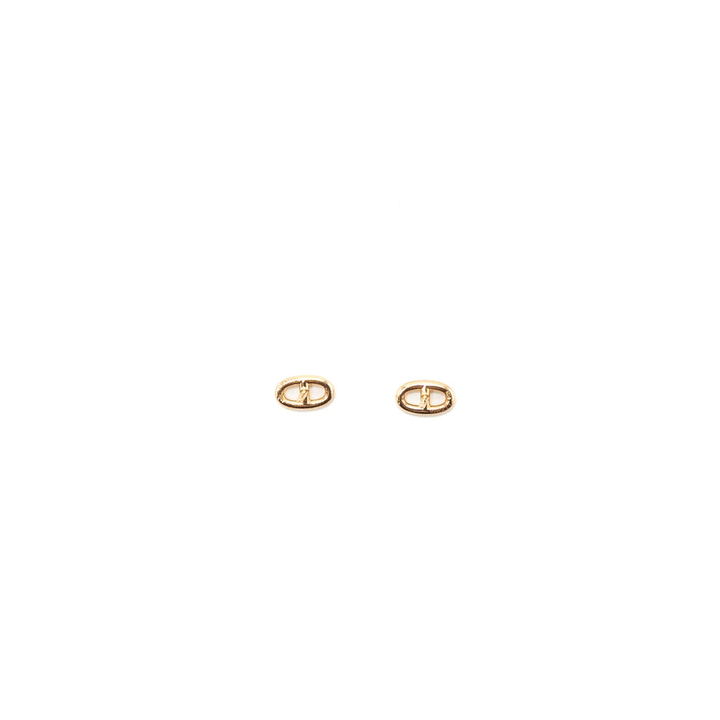 HERMES FARANDOLE EARRINGS ROSE GOLD