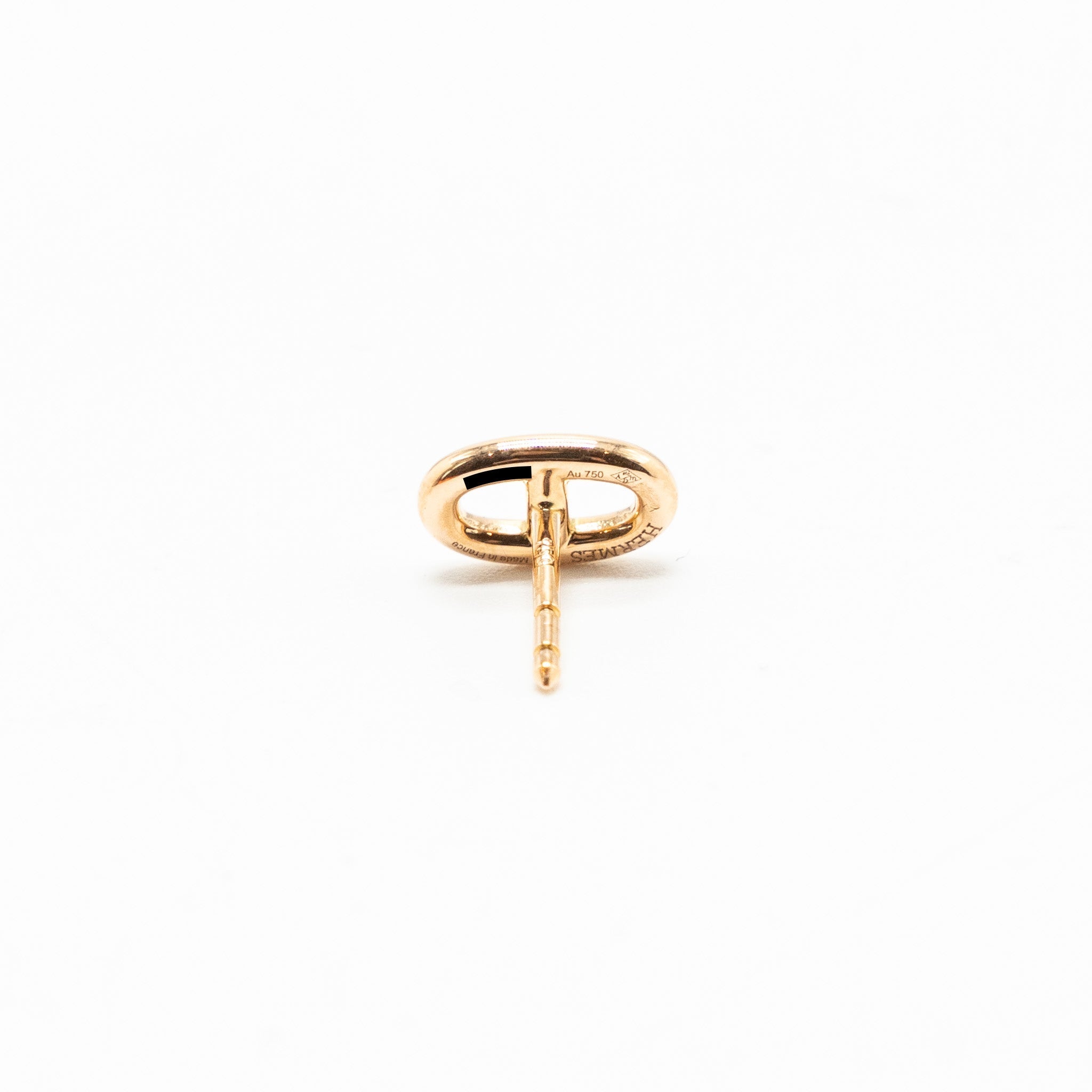 HERMES FARANDOLE EARRINGS ROSE GOLD