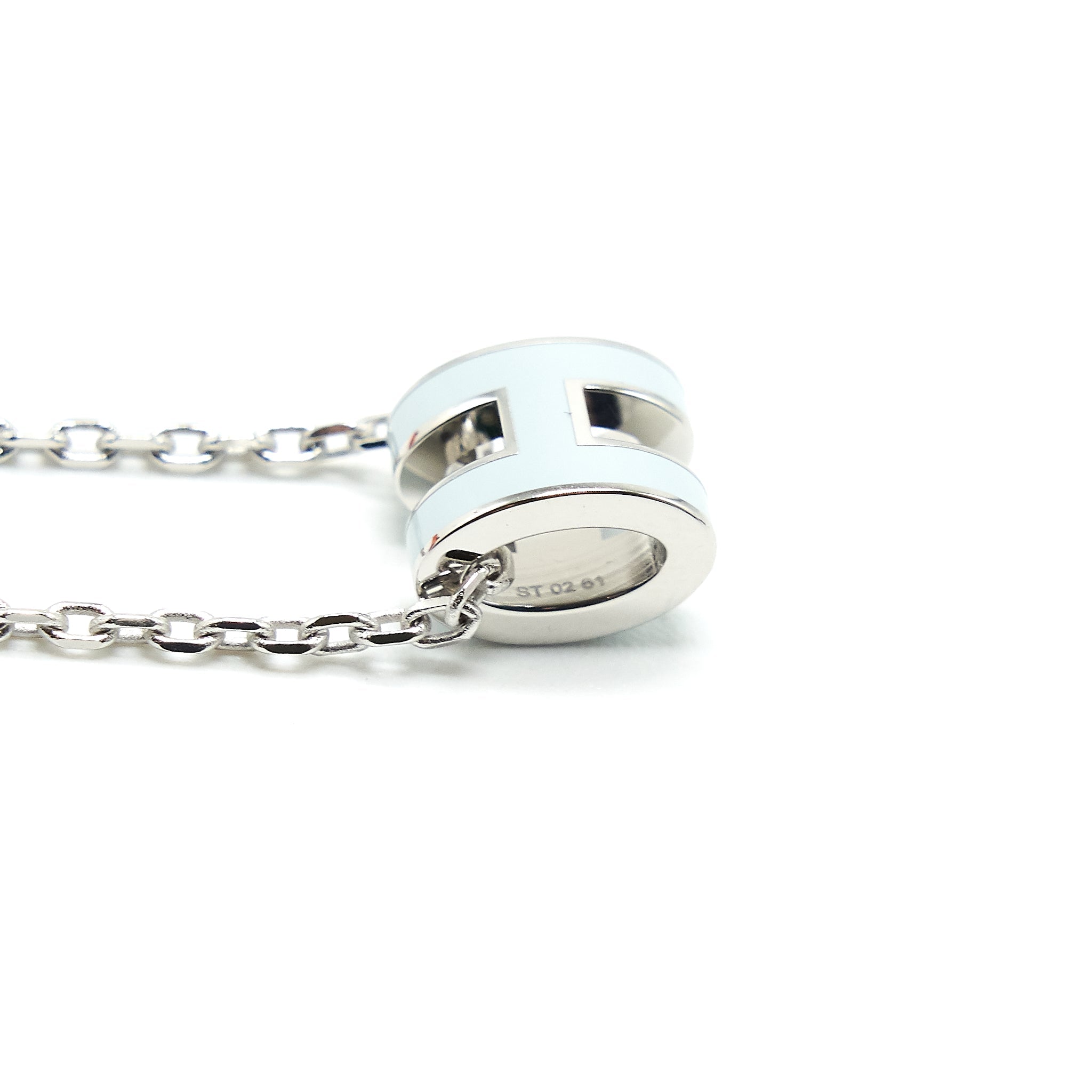 HERMES MINI POP H PENDANT BLUE ZEPHYR SHW