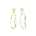 HERMES CHAINE D'ANCRE MINI PUNK EARRINGS ROSE GOLD