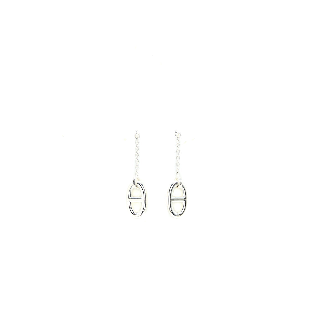 HERMES FARANDOLE EARRINGS SLIVER