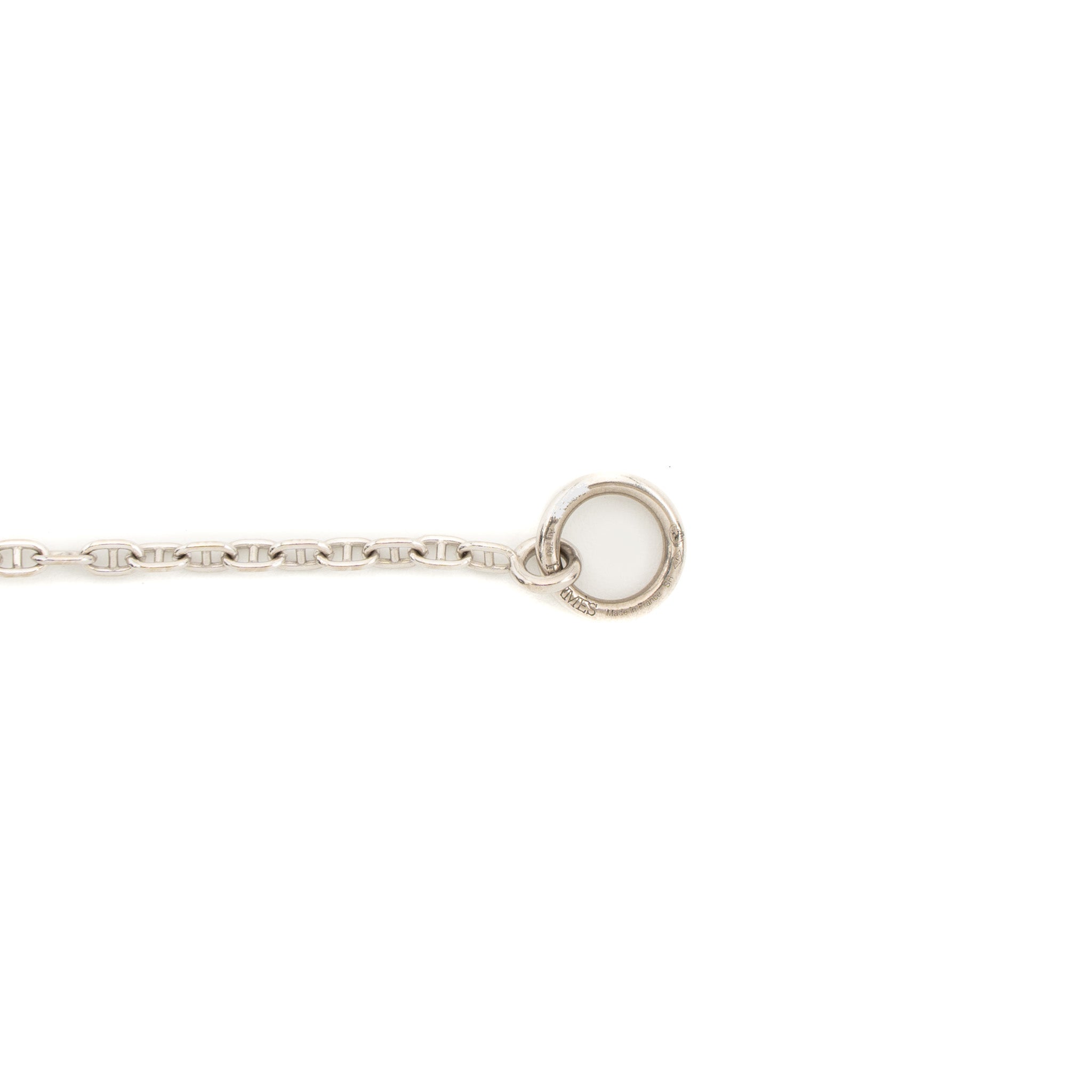 HERMES NEW FARANDOLE BRACELET WHITE GOLD WITH DIAMONDS