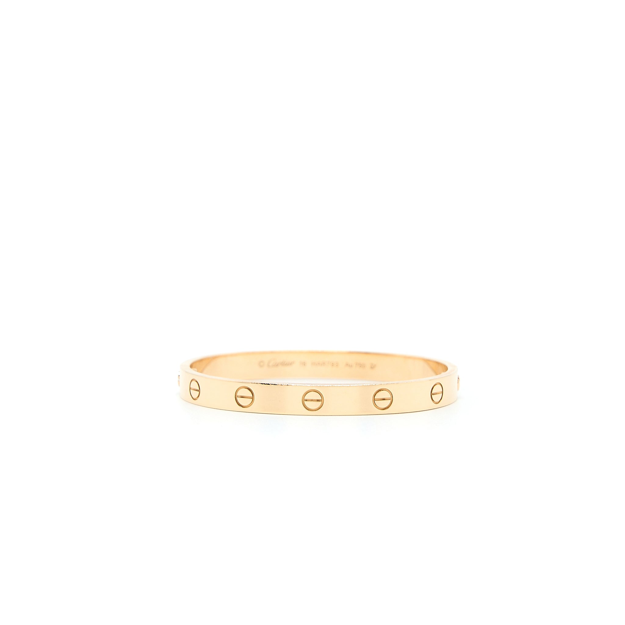 CARTIER LOVE BRACELET 18K ROSE GOLD