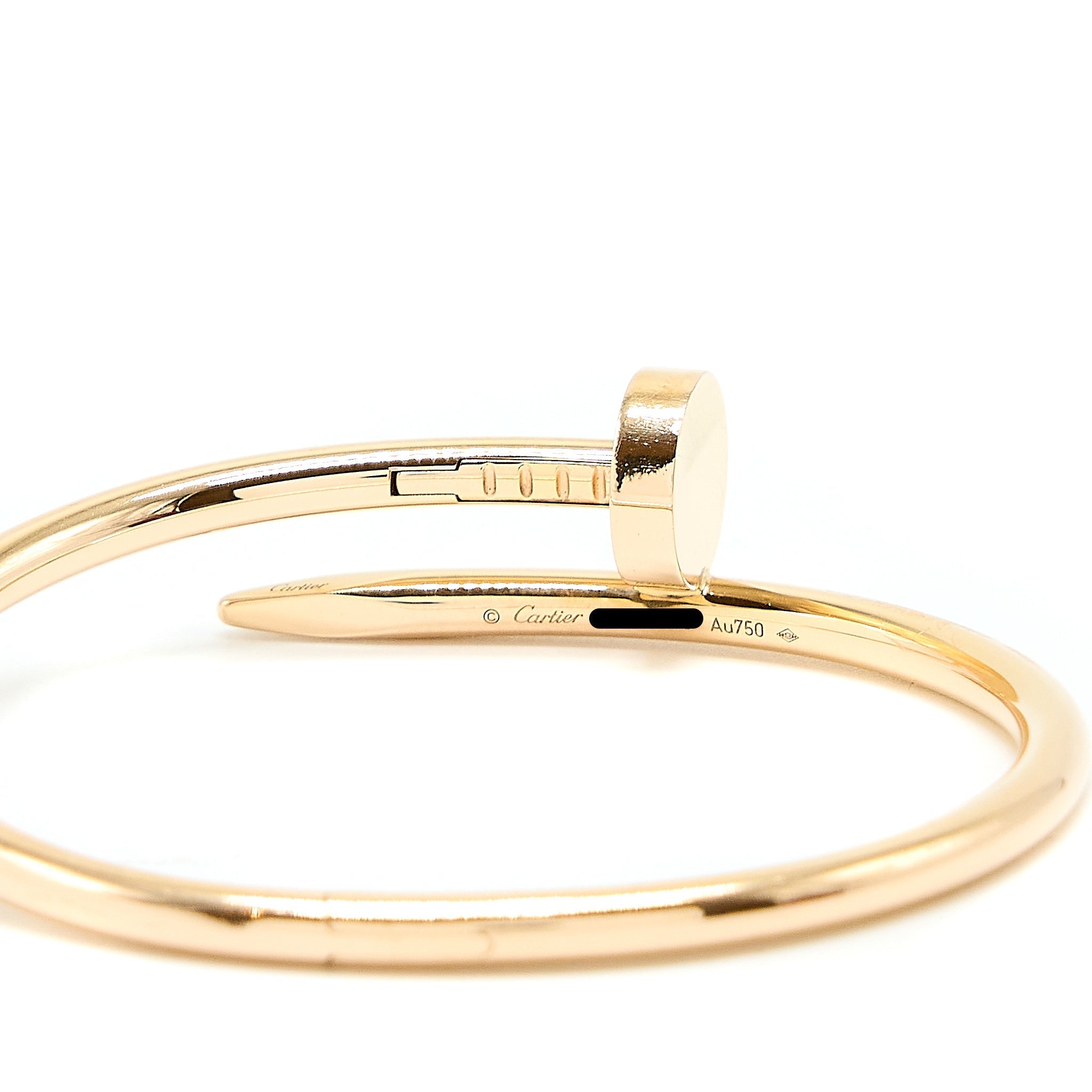 CARTIER JUSTE UN CLOU BRACELET 18K ROSE GOLD