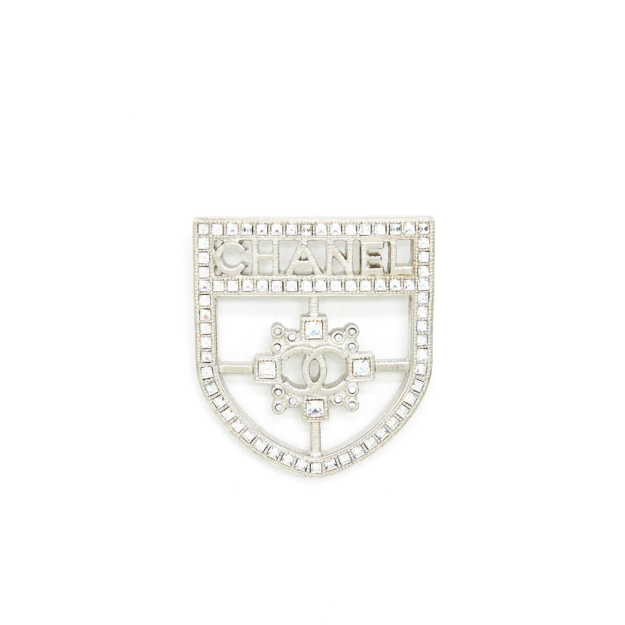 CHANEL BROOCH WITH CRYSTAL SHW