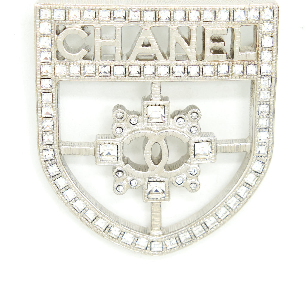 CHANEL BROOCH WITH CRYSTAL SHW