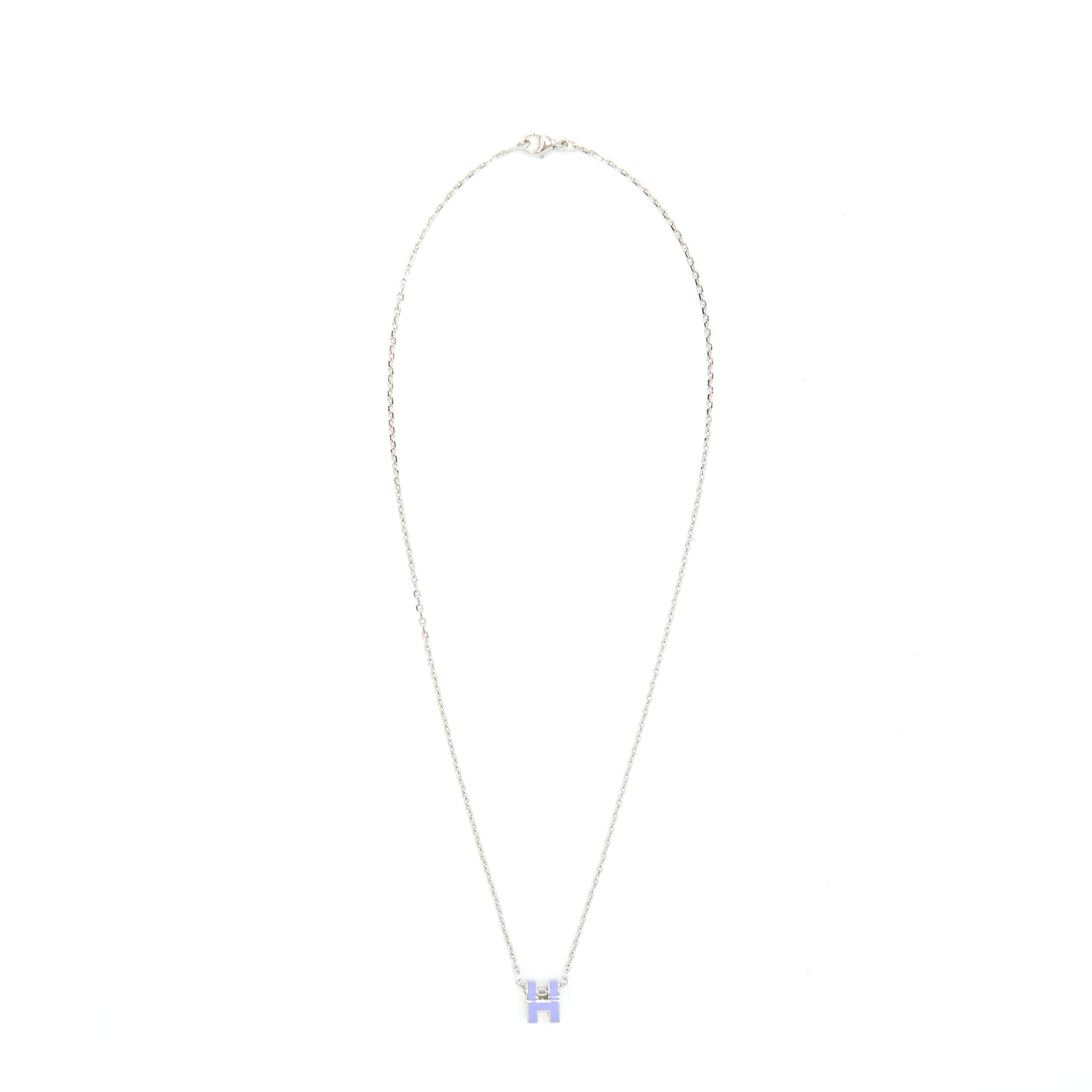 HERMES MINI POP H PENDANT LAITON PALLADIUM SHW