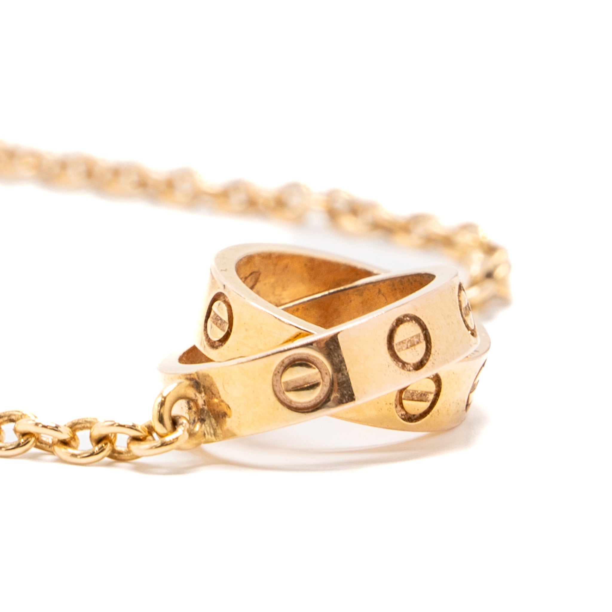CARTIER LOVE NECKLACE ROSE GOLD