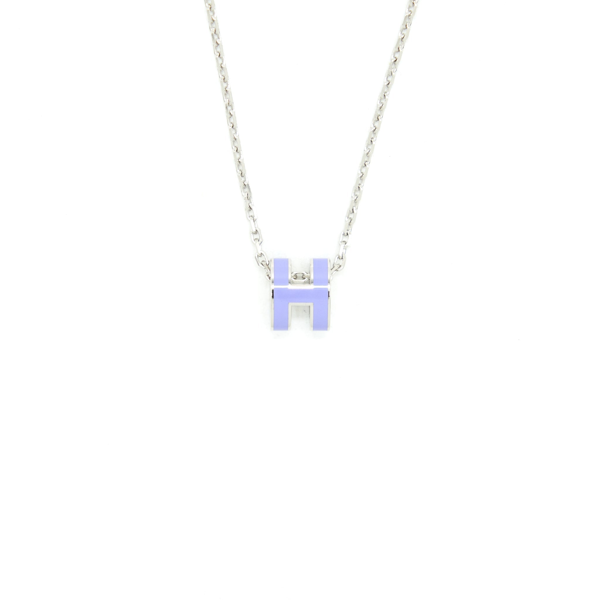HERMES MINI POP H PENDANT LAITON PALLADIUM SHW
