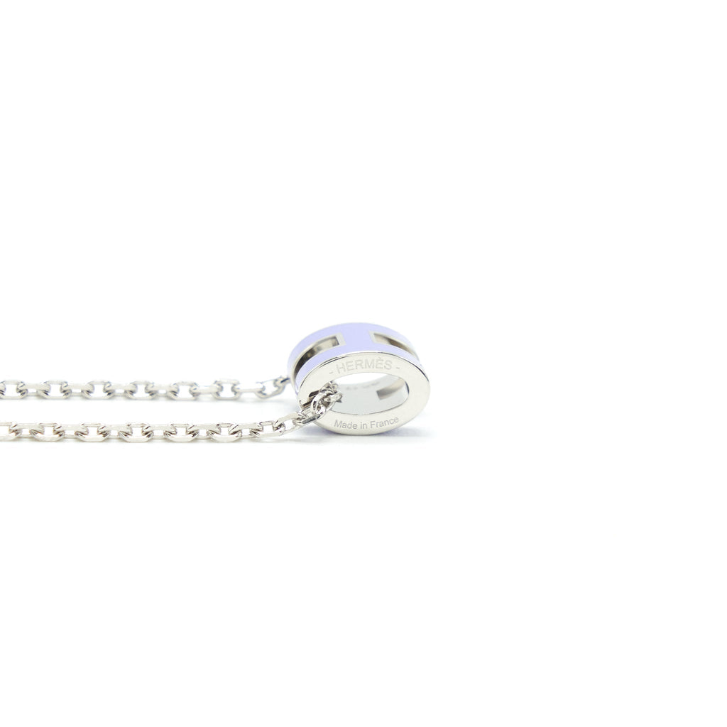 HERMES MINI POP H PENDANT LAITON PALLADIUM SHW