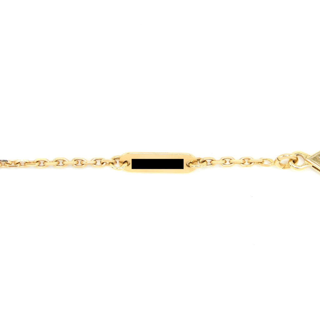 VAN CLEEF & ARPELS VINTAGE ALHAMBRA PENDANT 18K YELLOW GOLD MALACHITE
