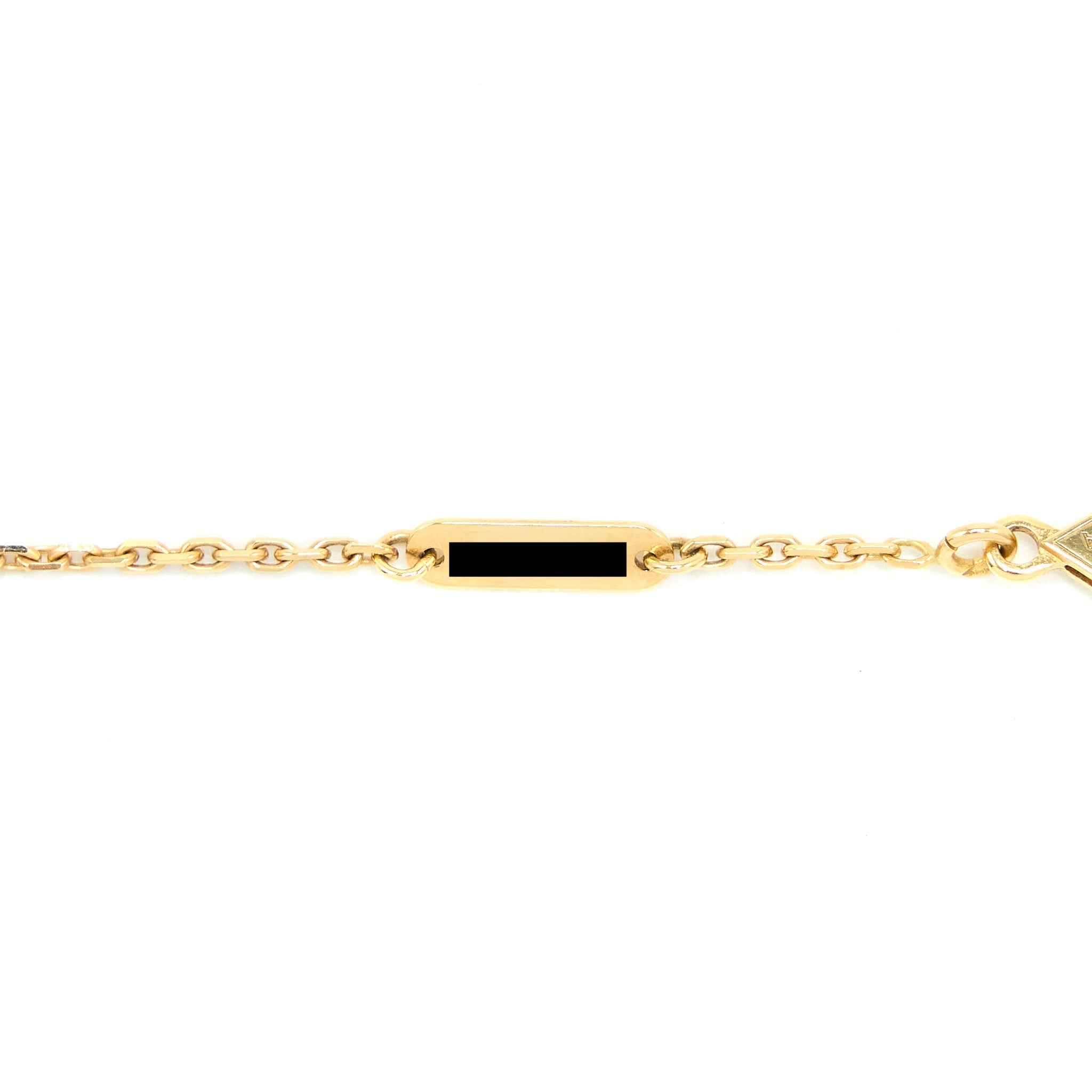 VAN CLEEF & ARPELS VINTAGE ALHAMBRA PENDANT 18K YELLOW GOLD MALACHITE