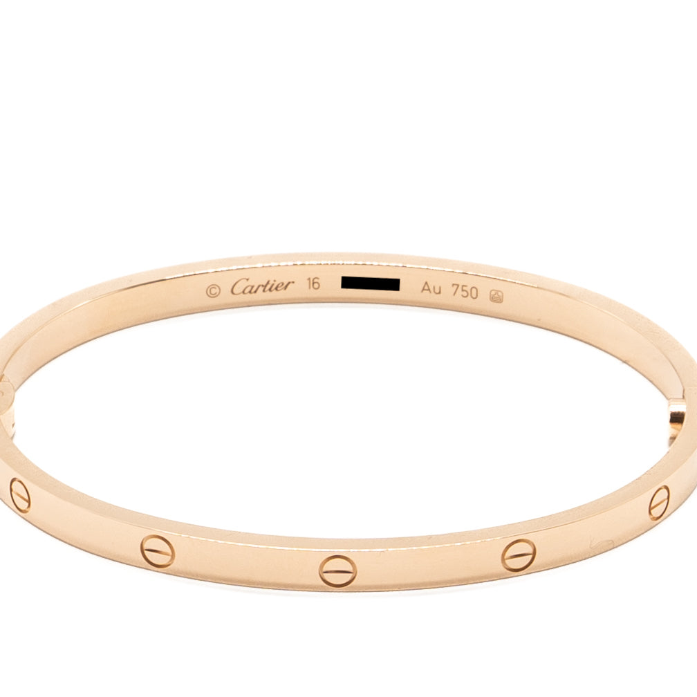 CARTIER LOVE BRACELET ROSE GOLD