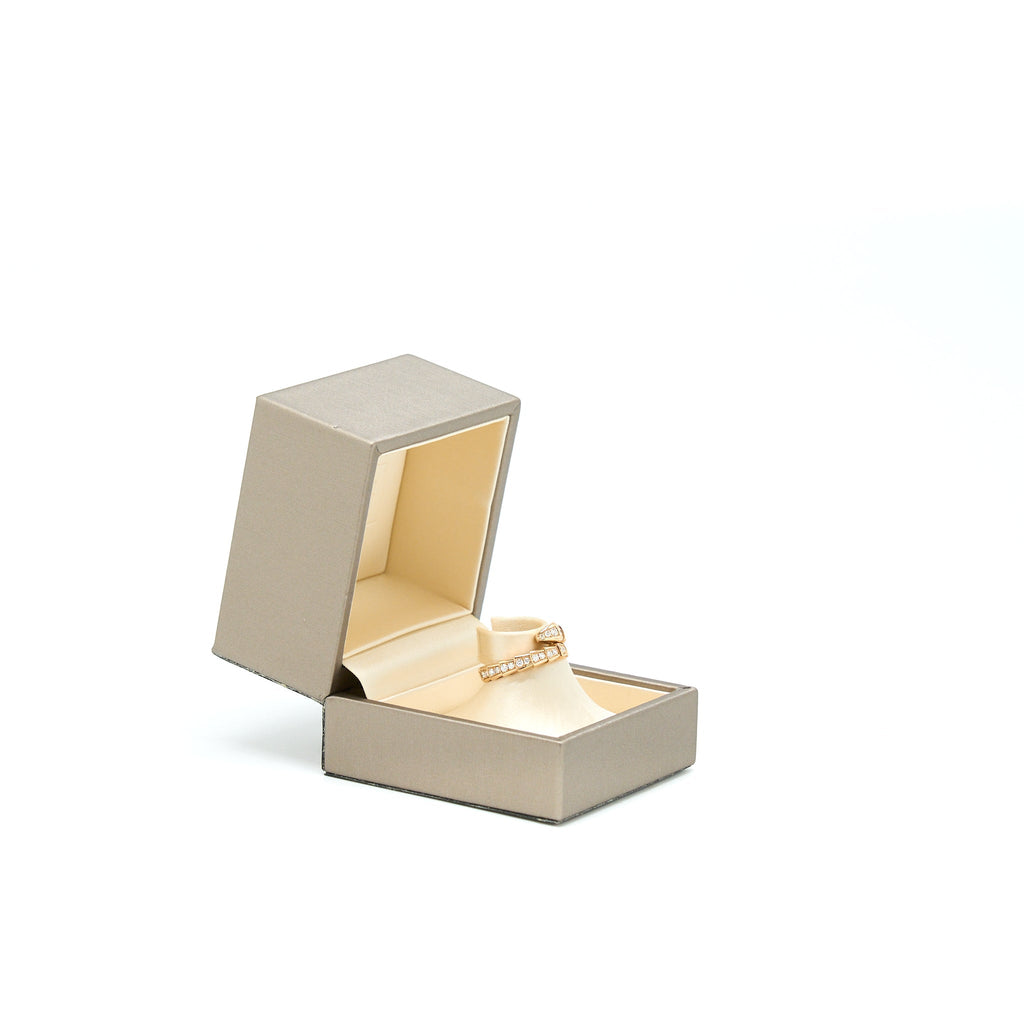 BVLGARI SERPENTI VIPER RING ROSE GOLD WITH DIAMONDS