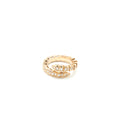 BVLGARI SERPENTI VIPER RING ROSE GOLD WITH DIAMONDS