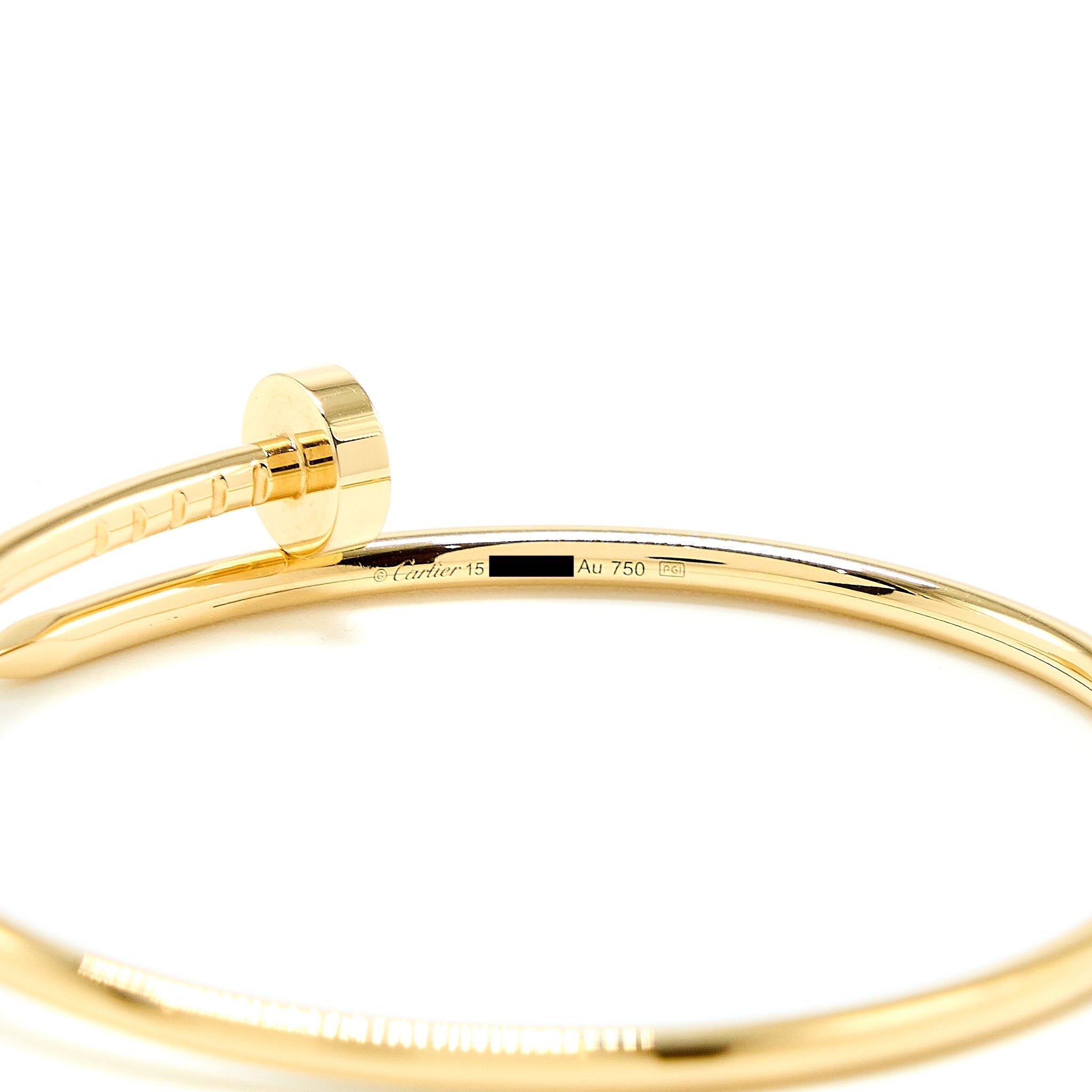 CARTIER JUSTE UN CLOU BRACELET YELLOW GOLD