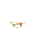 HERMES DOUBLE KELLY CLOCHETTE BRACELET WITH DIAMONDS ROSE GOLD