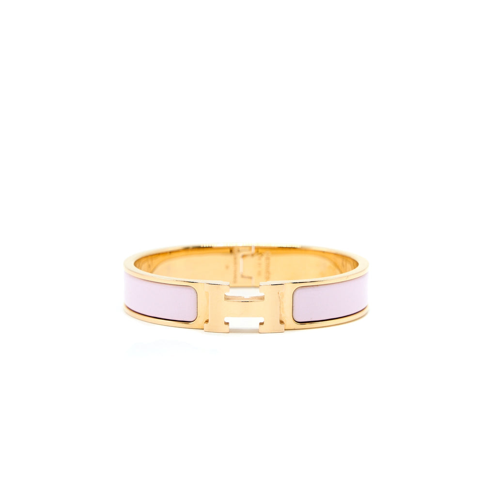 HERMES BRACELET LIGHT PINK GHW